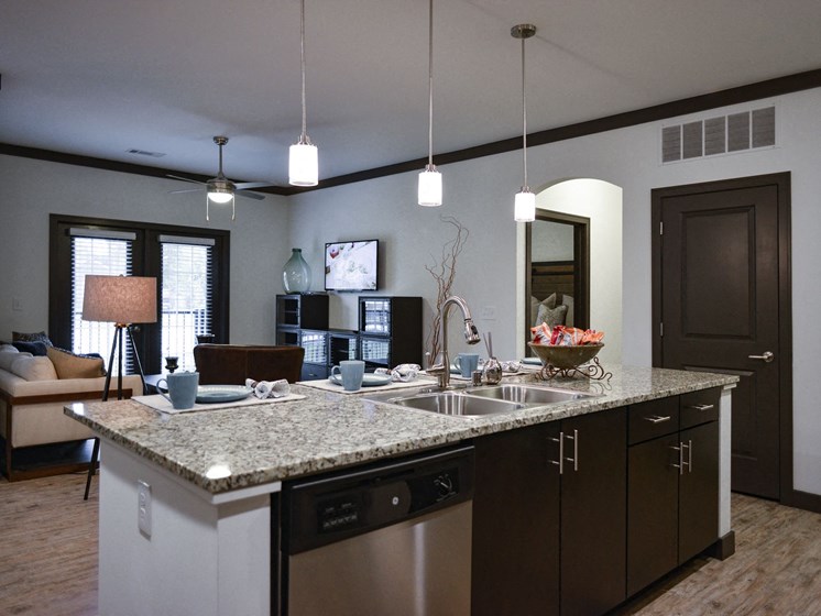 Large Kitchen Islands at 9910 Sawyer Apartment Homes in Louisville, Kentucky, KY